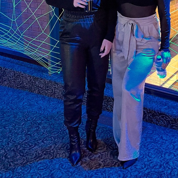 VERONICA BEARD Wasia leather jogger - Picture 14 of 14